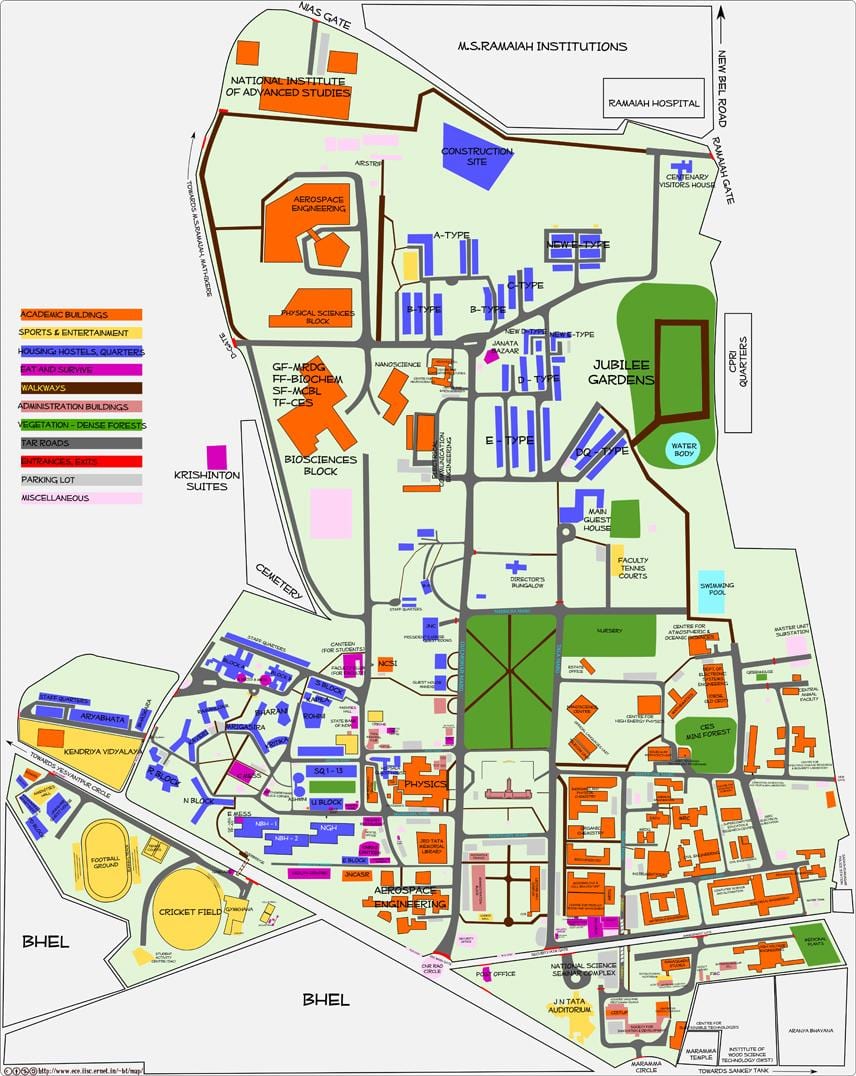 harta IISC Bangalore