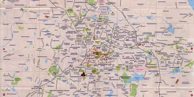 Bangalore atracții turistice hartă