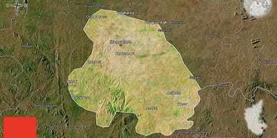 Harta prin satelit de Bangalore