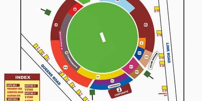 Bangalore chinnaswamy stadium hartă