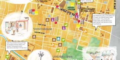 Strada comercială Bangalore cumpărături hartă