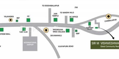 Vishweshwaraya layout hartă